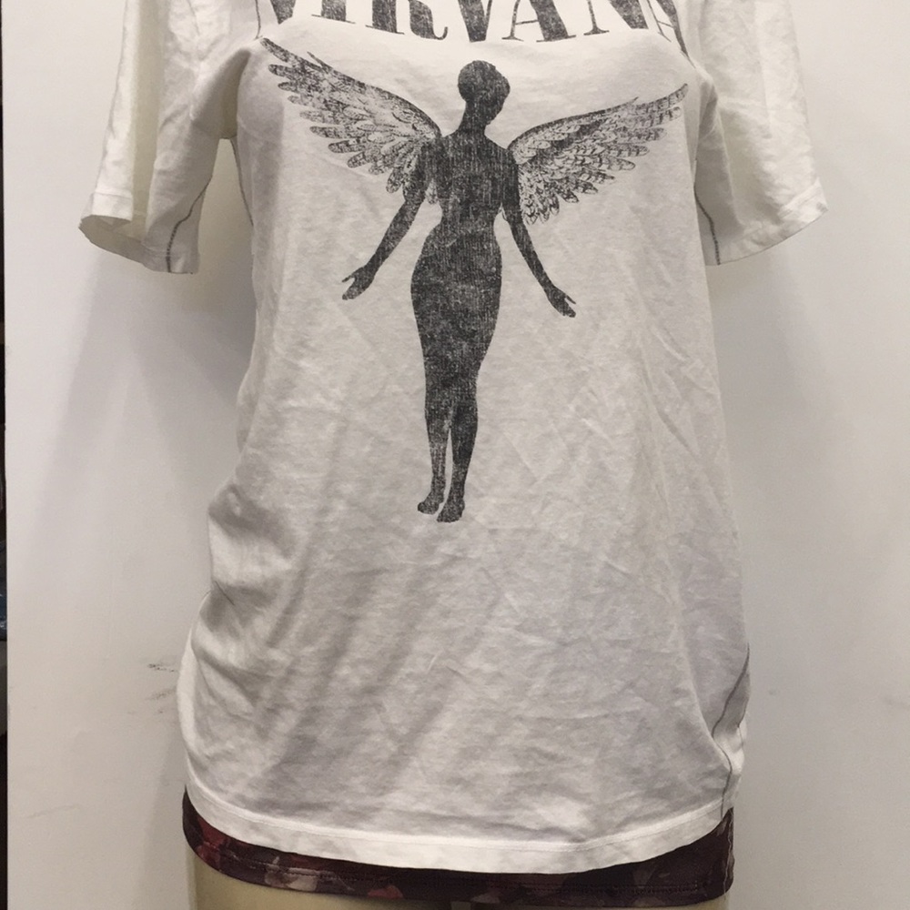 Trunk Ltd nirvana t shirt new  sz xS s free people - Picture 2 of 5
